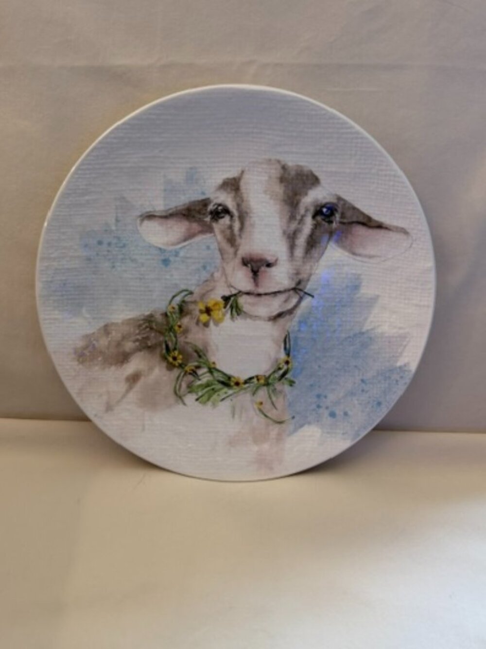 Pier1 Decorative Goat Plate